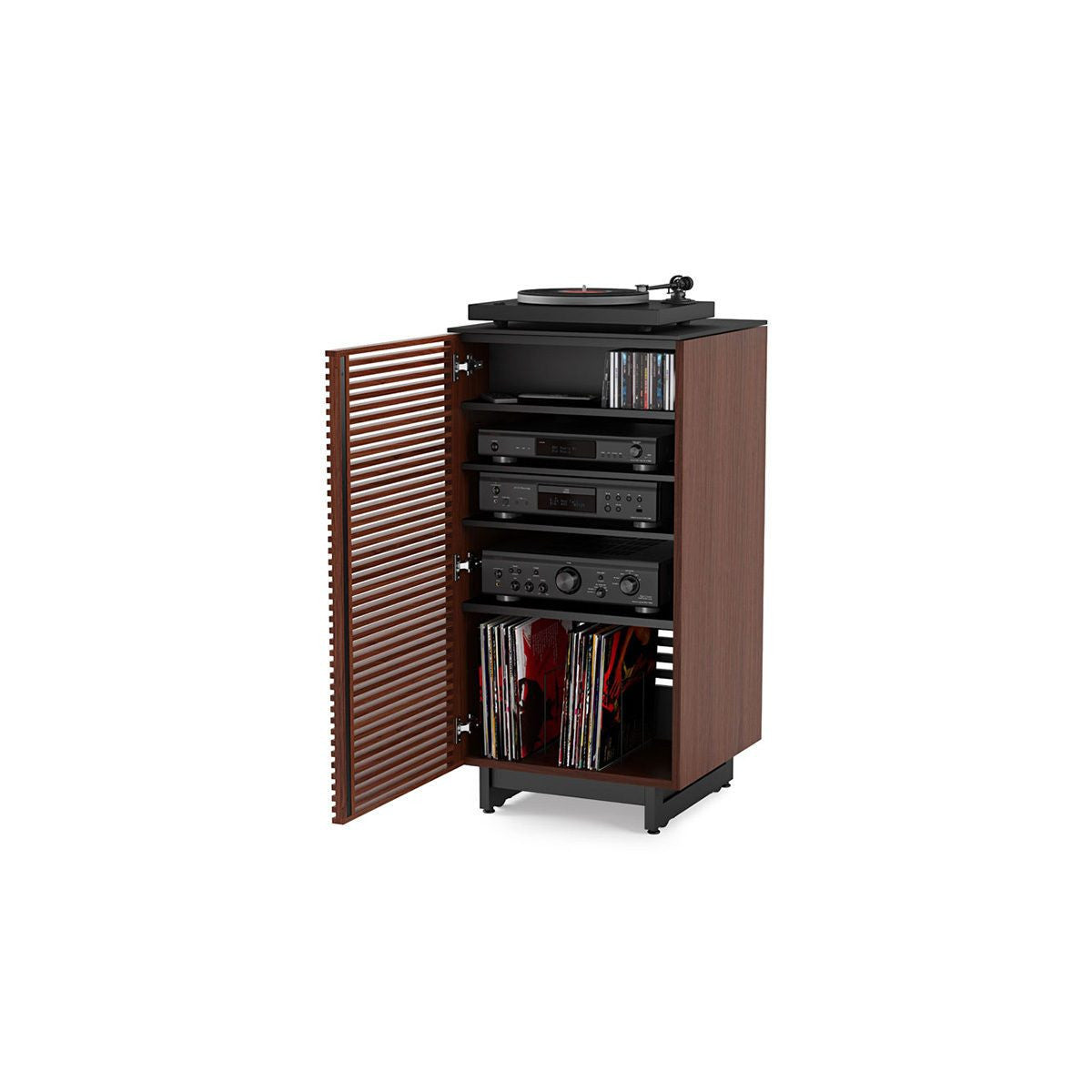 BDi Corridor 8172 - Enclosed Audio Tower - 3 Finishes - Affordable Modern Furniture at By Design 