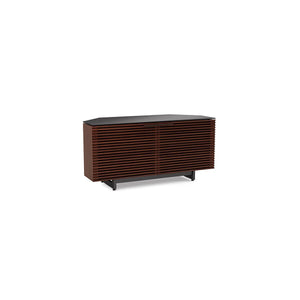 BDi Corridor® 8175 - Corner Media Cabinet - Chocolate Stained Walnut - Affordable Modern Furniture at By Design 
