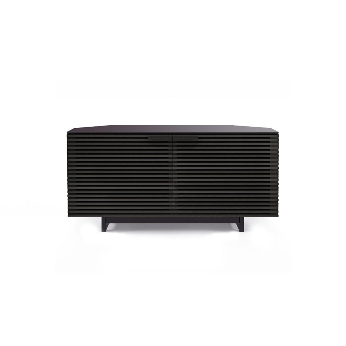BDi Corridor® 8175 - Corner Media Cabinet - Chocolate Stained Walnut - Affordable Modern Furniture at By Design 