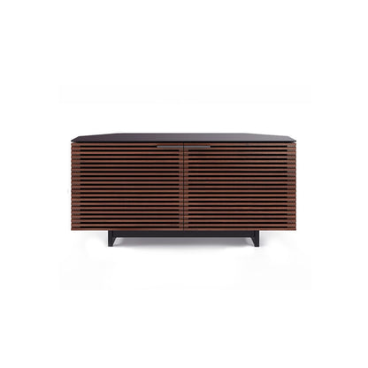 BDi Corridor® 8175 - Corner Media Cabinet - Chocolate Stained Walnut - Affordable Modern Furniture at By Design 