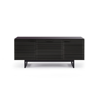 BDi Corridor® 8177 - Small Media Center - Charcoal Stained Ash - Affordable Modern Furniture at By Design 