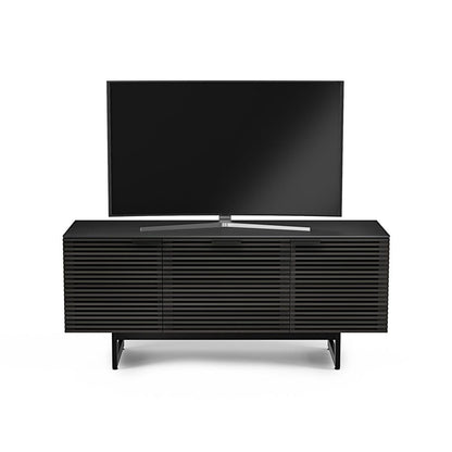 BDi Corridor® 8177 - Small Media Center - Charcoal Stained Ash - Affordable Modern Furniture at By Design 
