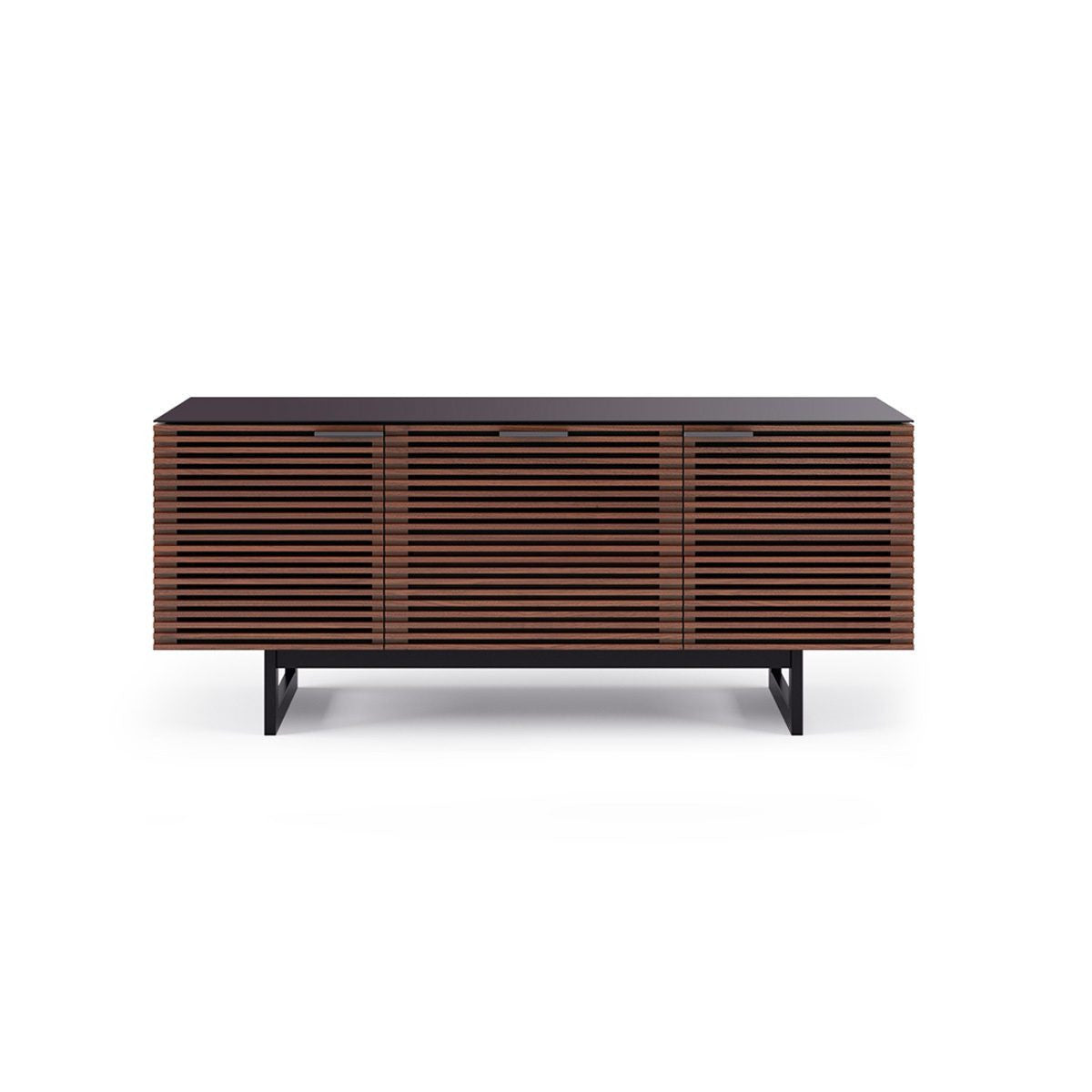 BDi Corridor® 8177 - Small Media Center - Charcoal Stained Ash - Affordable Modern Furniture at By Design 