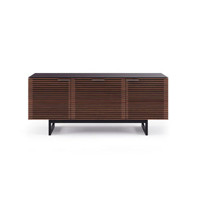 BDi Corridor® 8177 - Small Media Center - Charcoal Stained Ash - Affordable Modern Furniture at By Design 