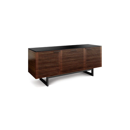 BDi Corridor® 8177 - Small Media Center - Charcoal Stained Ash - Affordable Modern Furniture at By Design 