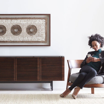 BDi Corridor® 8179 - Media Console - Charcoal Stained Ash - Affordable Modern Furniture at By Design 