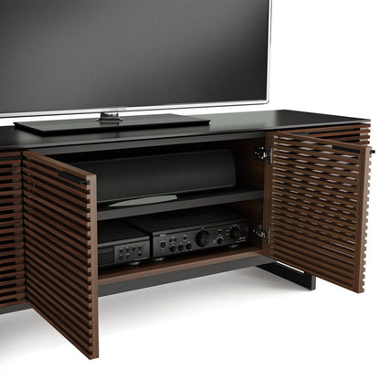 BDi Corridor® 8179 - Media Console - Charcoal Stained Ash - Affordable Modern Furniture at By Design 