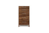 Mansfield 5 Drawer Narrow Chest by Copeland Furniture - Affordable Modern Furniture at By Design 